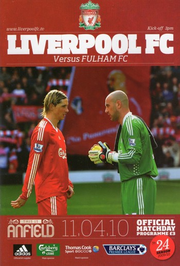 Match programme